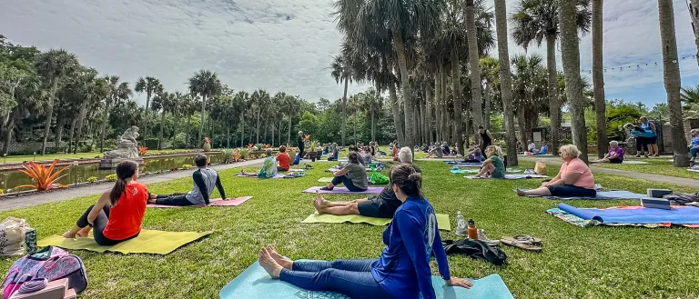 Yoga in the Gardens