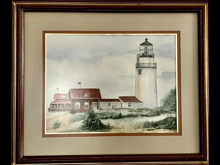 painting of a lighthouse