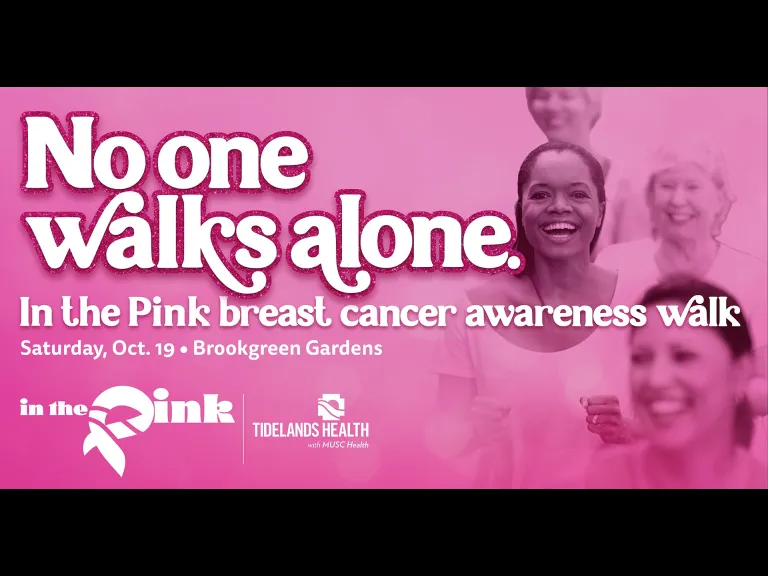 pink walk with Tidelands