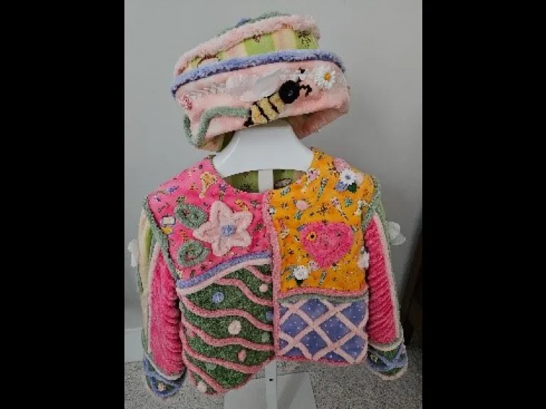 Girl’s Ensemble, Karen Schaller, Textile Art